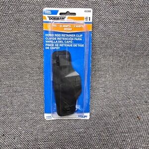Dorman 45388 Hood Rod‎ Retainer Clip for Nissan Black Plastic Exterior Hardware